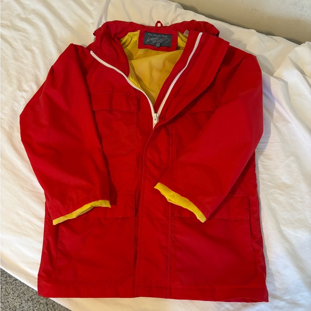 Vintage 90s Men’s Hidden Hood Man’s Shop Lord & Tylor Sears Windbreaker • XL